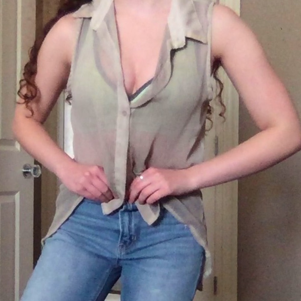 Brandy Melville See-Through Vest